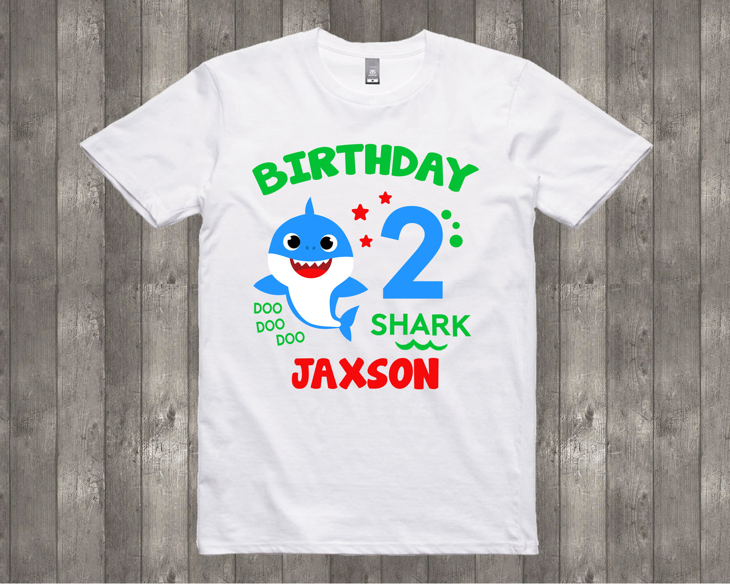 Baby Shark Personalized Birthday Boy Shirt