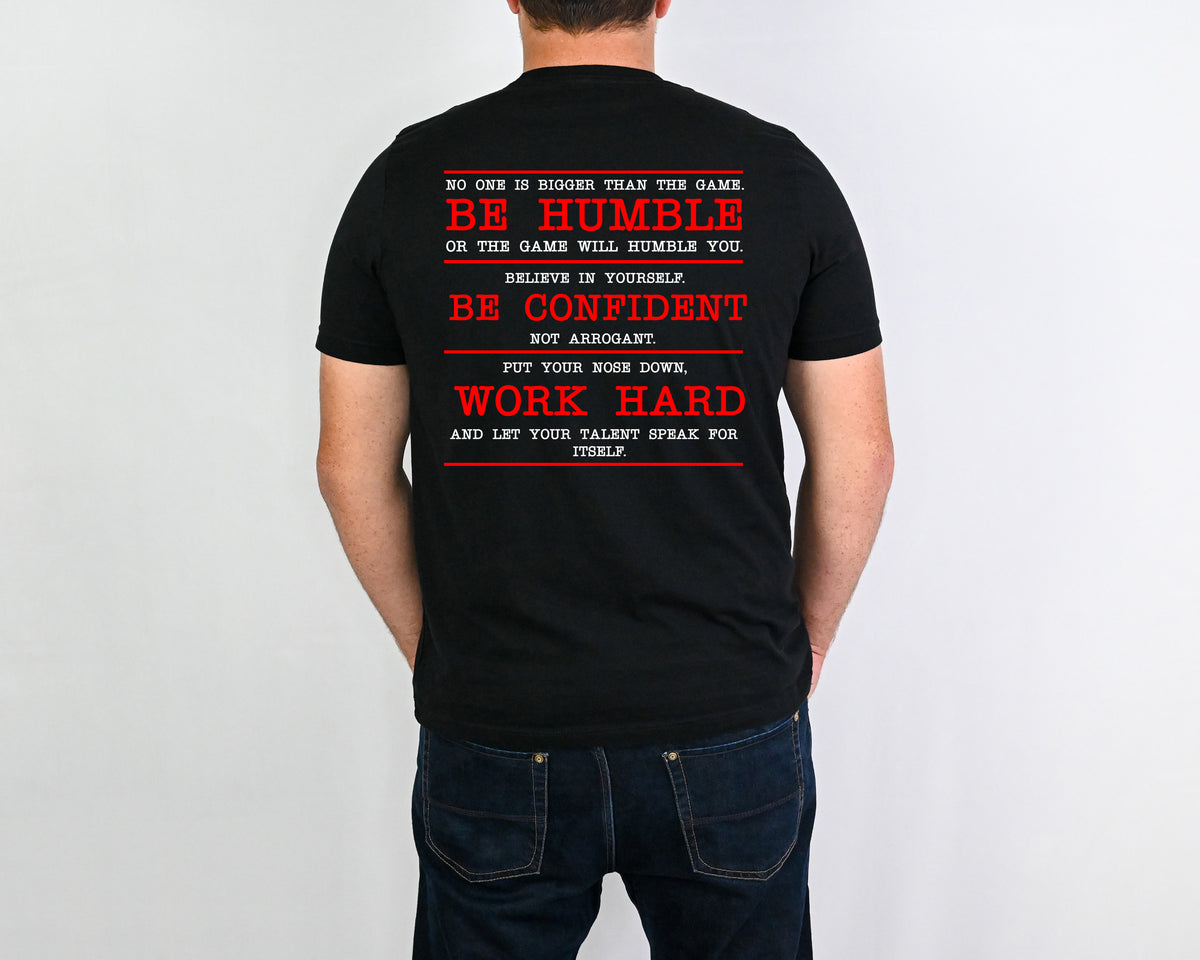 Baseball Be Humble Quote Shirt