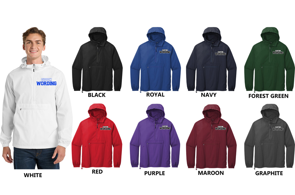 Solid Color Custom Windbreaker
