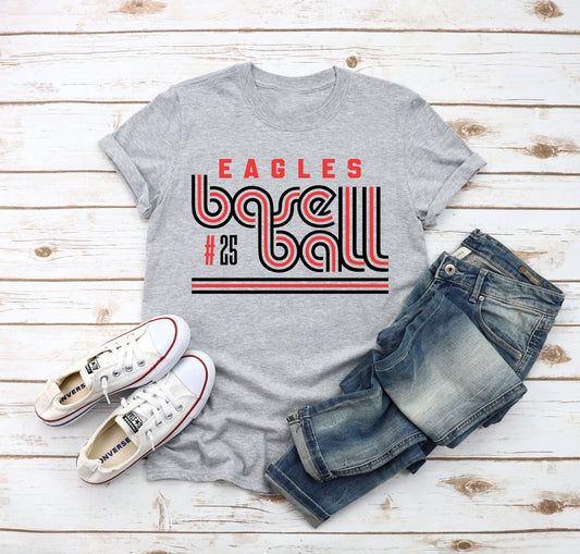 Eagles Baseball Retro Shirt