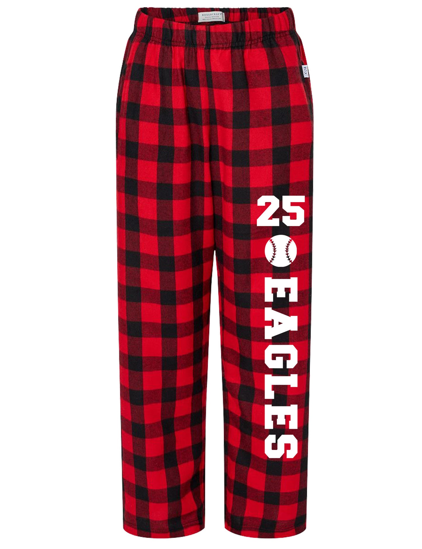 Eagles Baseball / Softball Flannel Pants Style