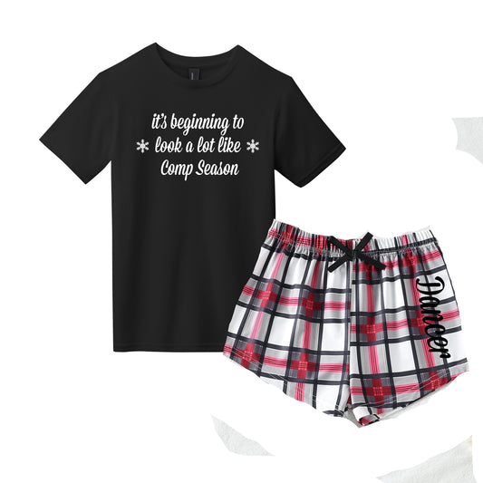 **YOUTH SIZE** Beginning to look like Comp Season Tshirt & Short Set