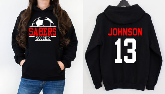 Shakopee Sabers Soccer Style 2