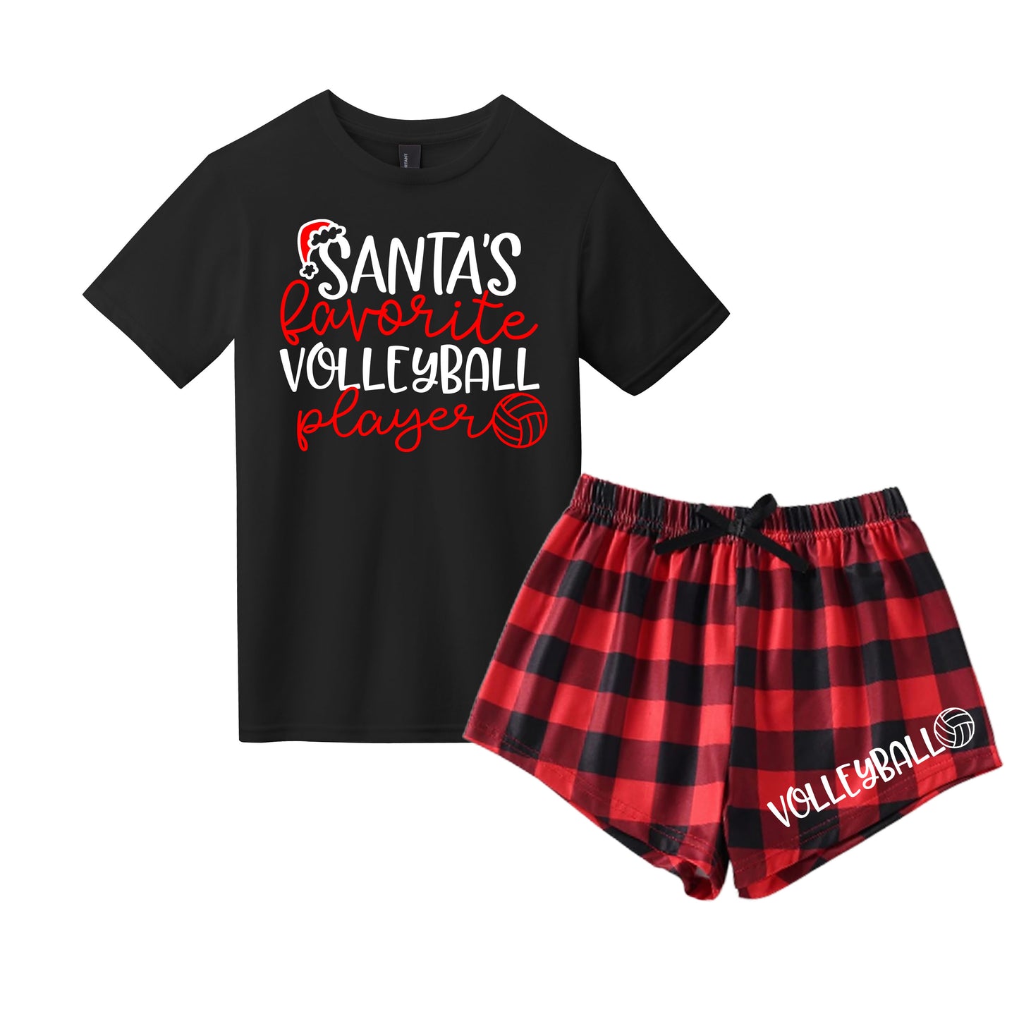 **YOUTH SIZE** Santa's Favorite Volleyball Player