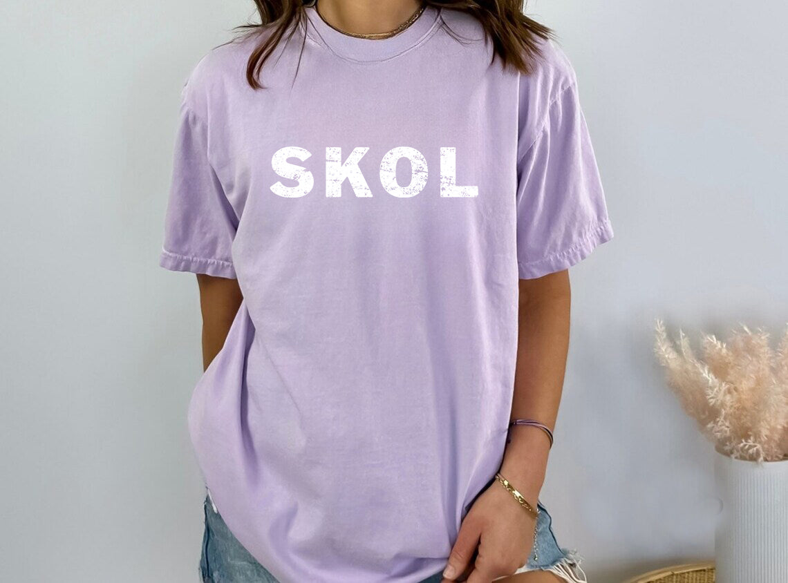 SKOL Orchid Comfort Colors Shirt