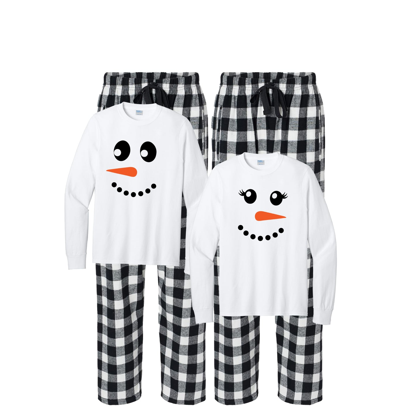 Adult Snowman Pj Set