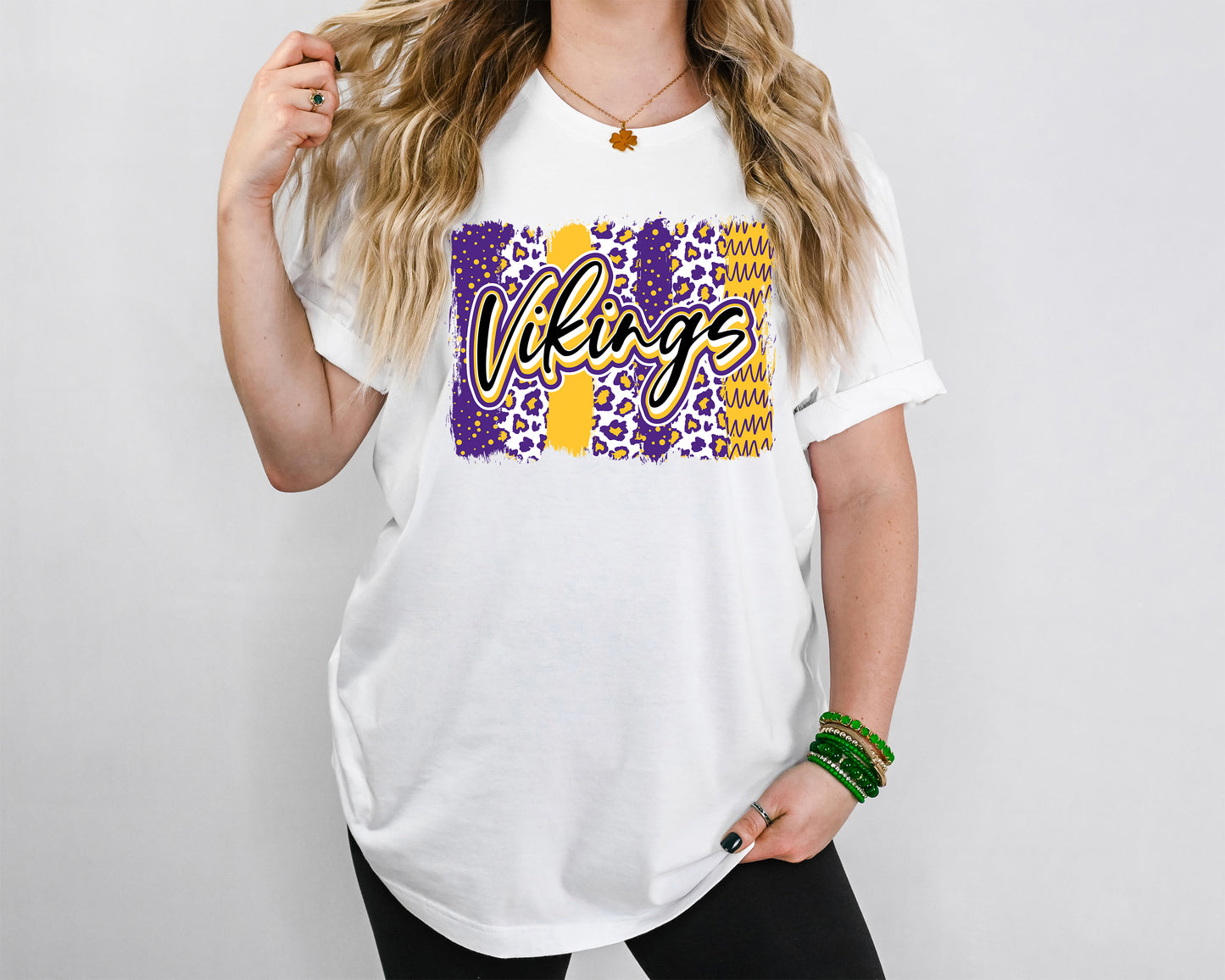 Vikings Cheetah Print Shirt