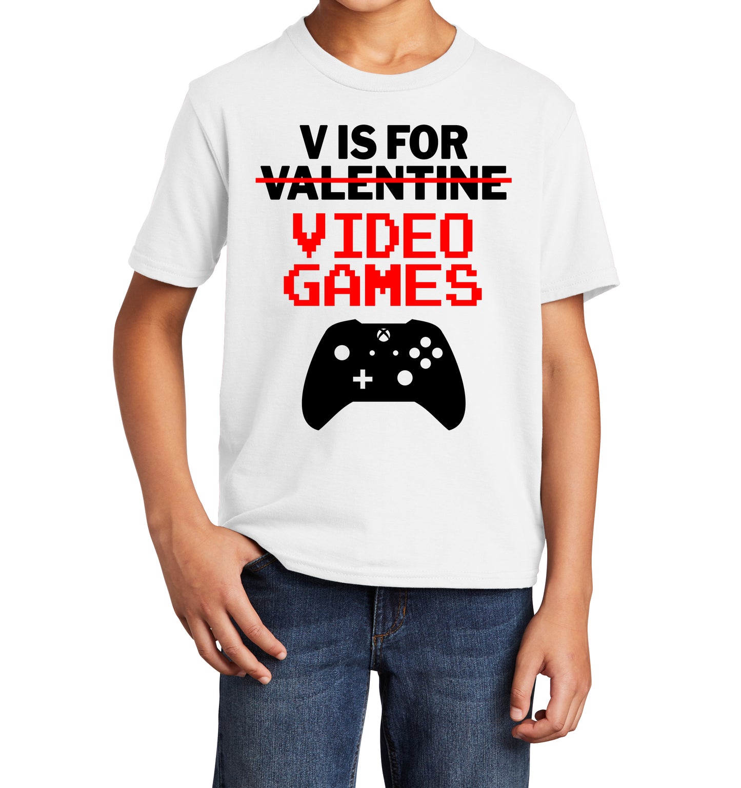 V is for Video Games Shirt