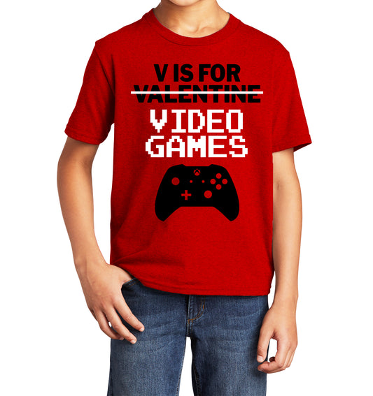 V is for Video Games Shirt