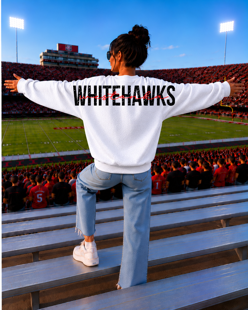 Big Letters Whitehawks Sweatshirt