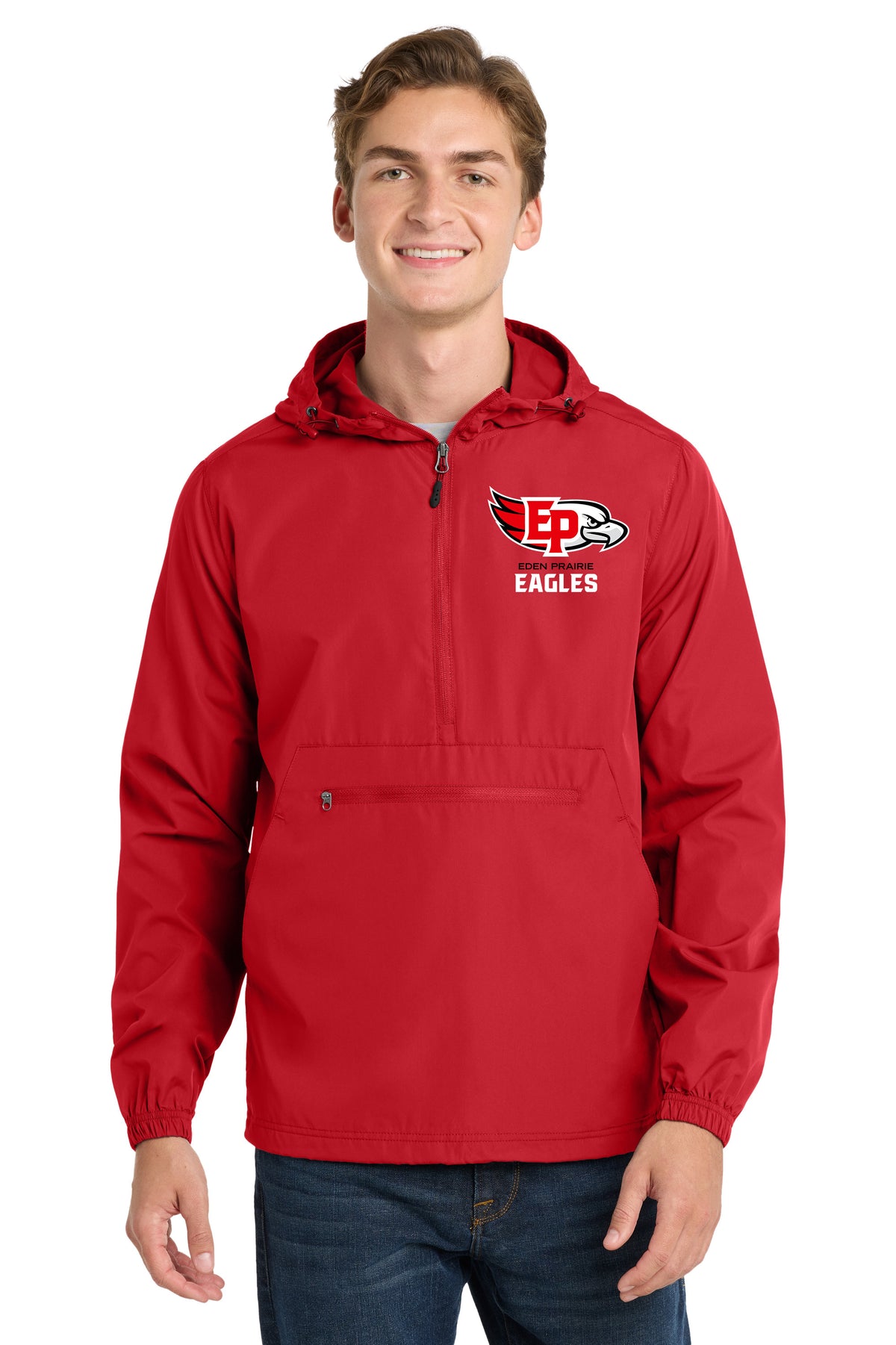 Eden Prairie Eagles Solid Color Windbreaker