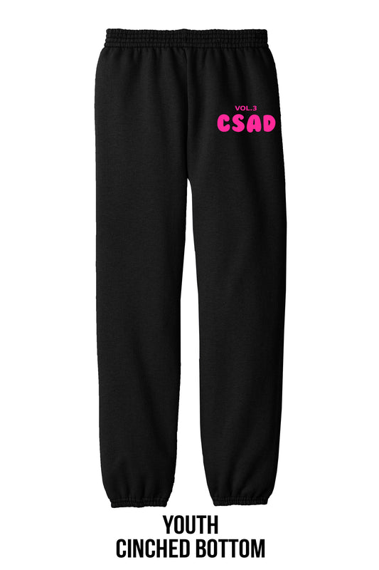 Center Stage Black Sweatpants
