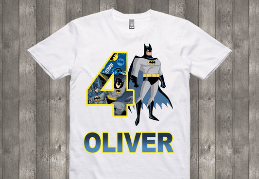 Batman Personalized Birthday Shirt