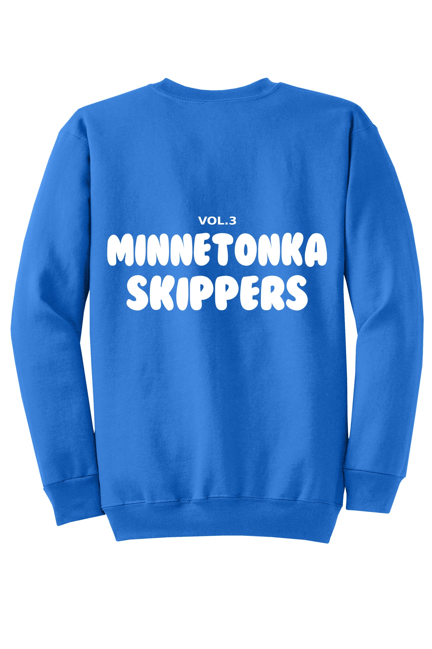 School Spirit Bubble Font Custom Order Crewneck Sweatshirt