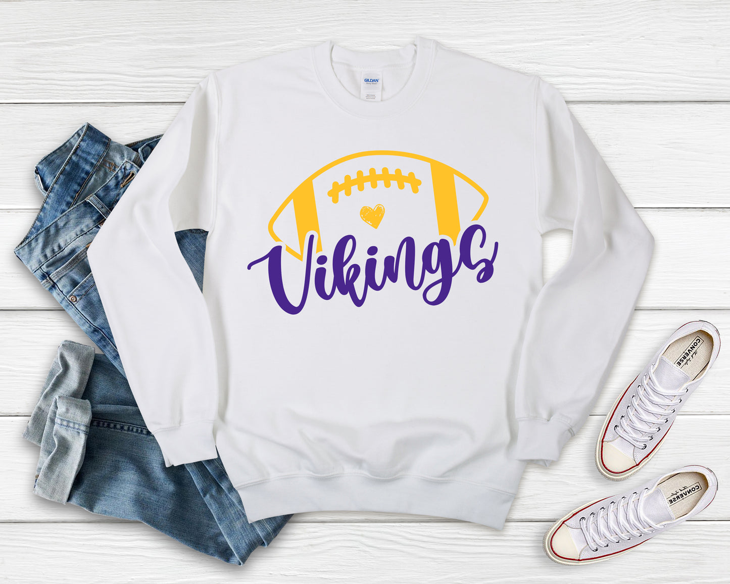 Vikings Script Football Shirt