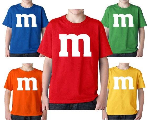 M&M Halloween Group Costume Shirt