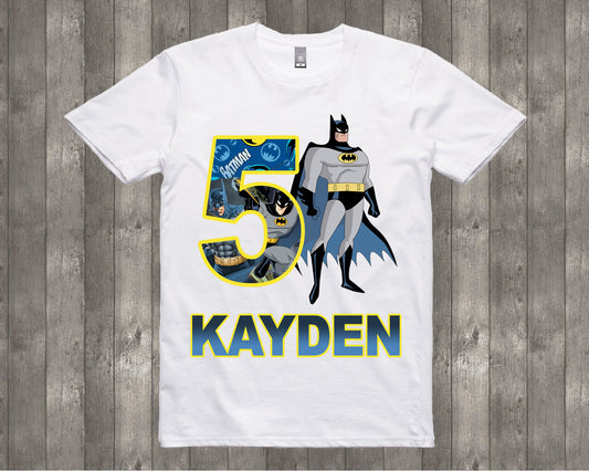 Batman  Personalized Birthday Shirt
