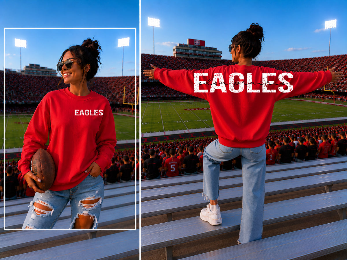 Big Letters Eagles Sweatshirt