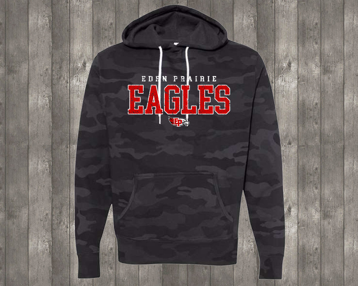 Eagles Black Camo Hoodie