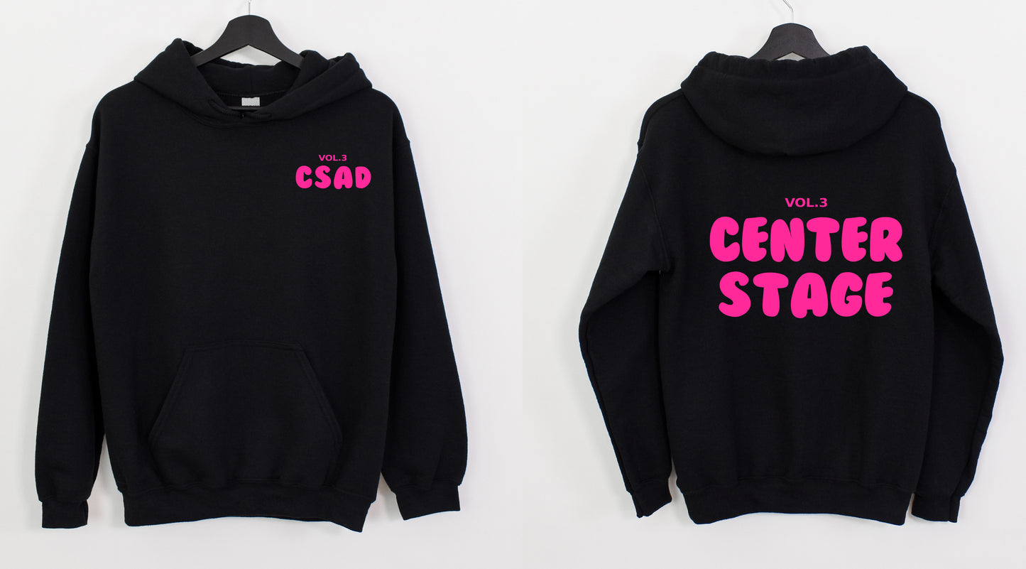 Center Stage Black Hoodie