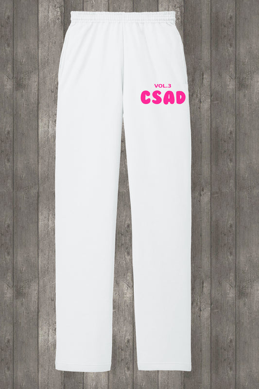 Center Stage White Sweatpants