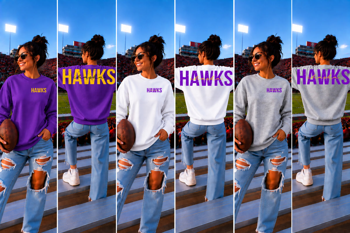 Big Letters Hawks Sweatshirt