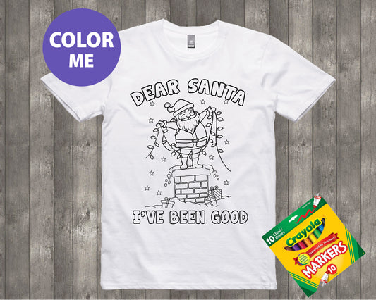 Christmas Coloring Shirt Style 3
