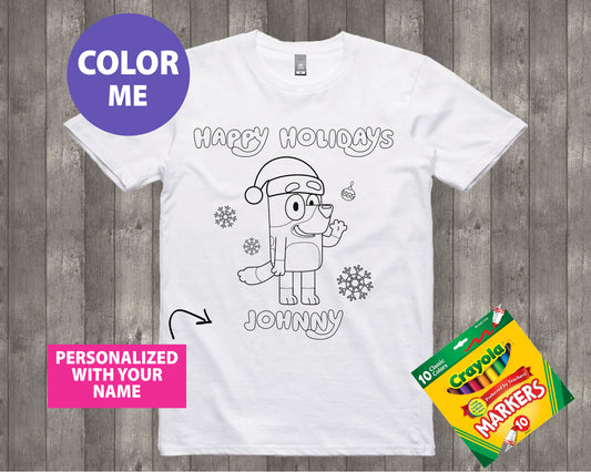 Christmas Coloring Shirt Style 5