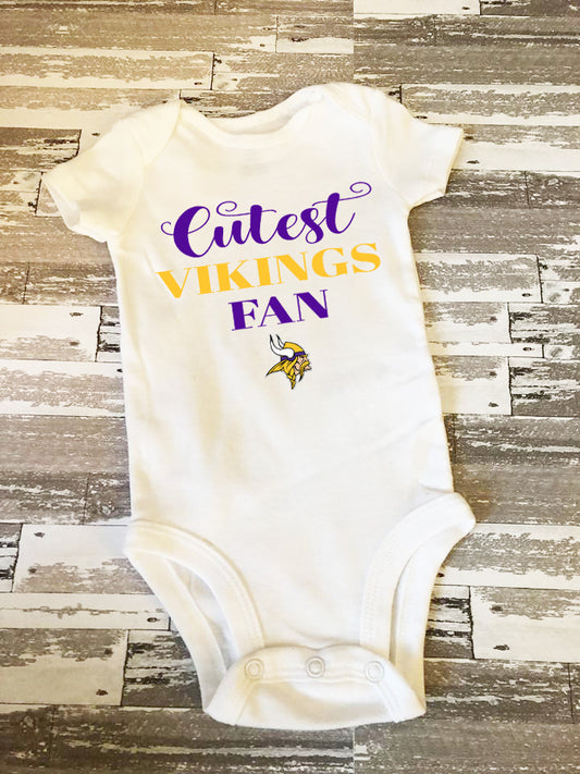 Cutest Vikings Fan Onesie
