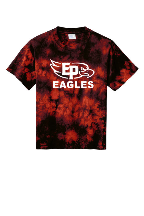 Eagles Red Black Tie Dye