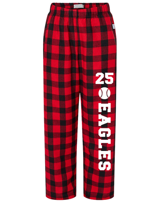 Eagles Baseball / Softball Flannel Pants Style
