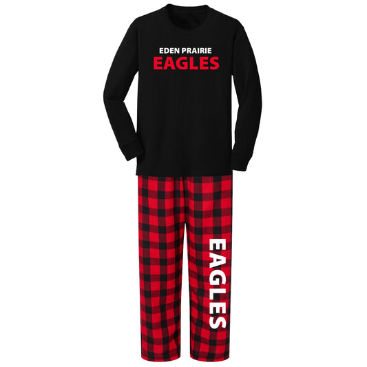 Eagles Long Sleeve Tshirt & Flannel Pants
