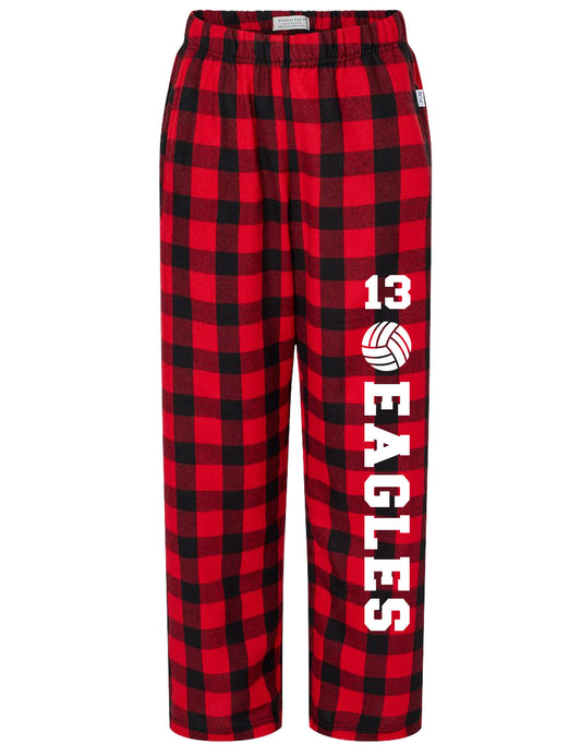 Eagles Volleyball Flannel Pants