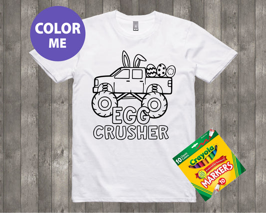 Egg Crusher Coloring Tshirt
