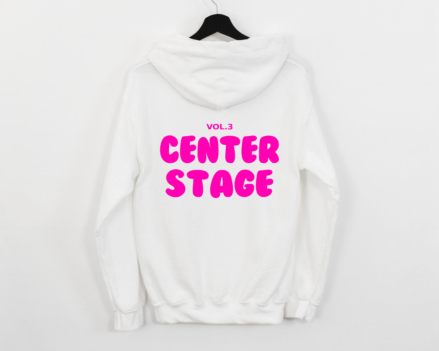 Center Stage White Hoodie