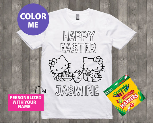 Hello Kitty Coloring Shirt