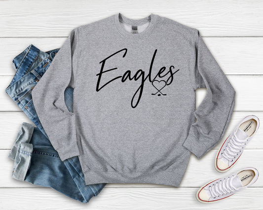 Eagles Hockey Script Shirt