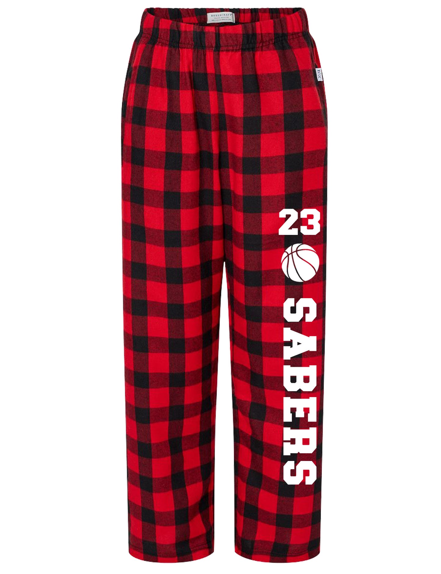 Sabers Basketball Flannel Pants