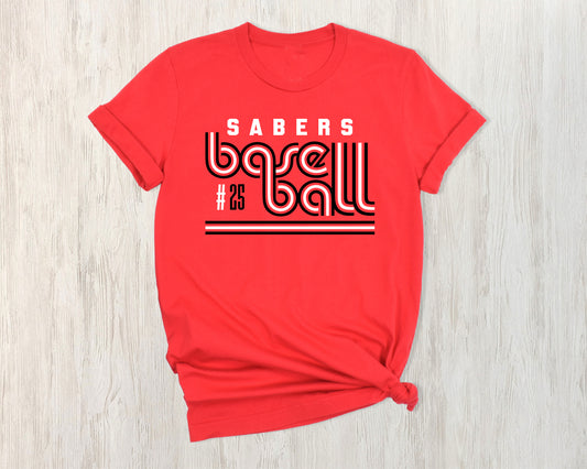 Sabers Baseball Retro Shirt