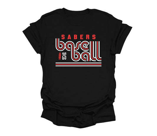 Sabers Baseball Retro Shirt
