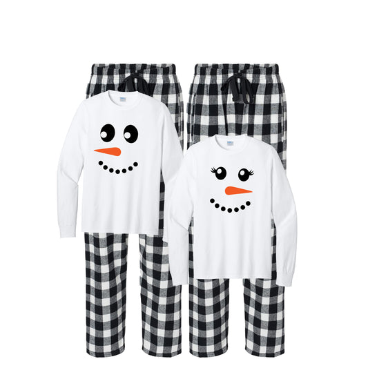 Adult Snowman Pj Set