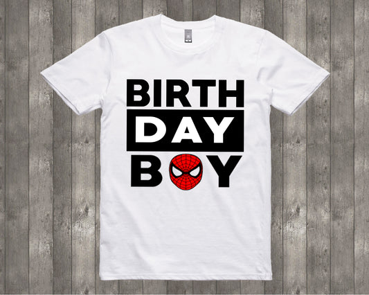 Spiderman Personalized Birthday Shirt