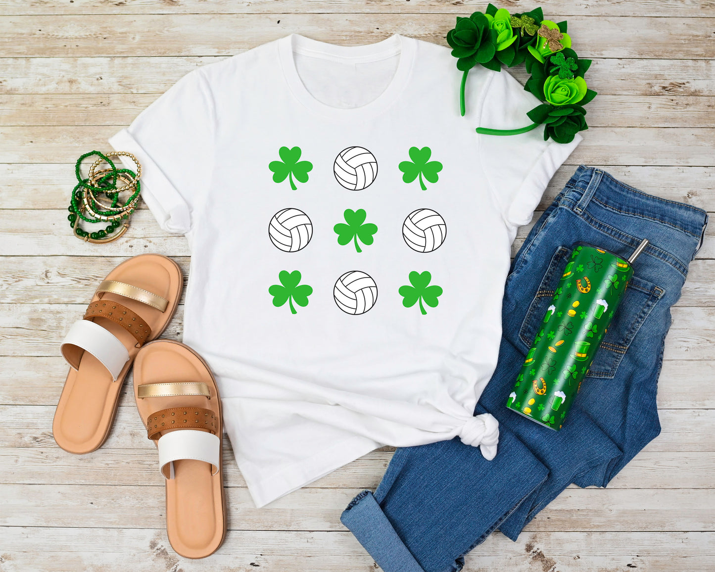 Lucky Volleyball – St. Patrick’s Day Tee
