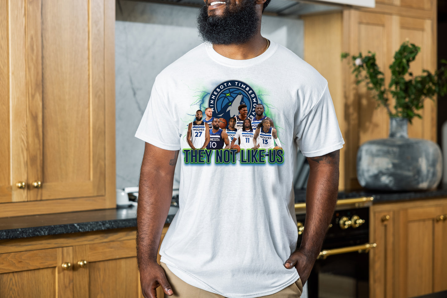 They not like us Wolves Shirt