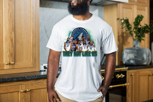 They not like us Wolves Shirt