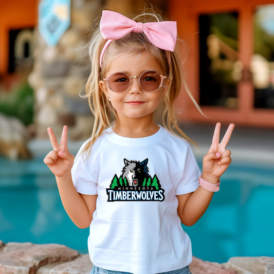 Wolves Throwback Logo Shirt Youth Sizes