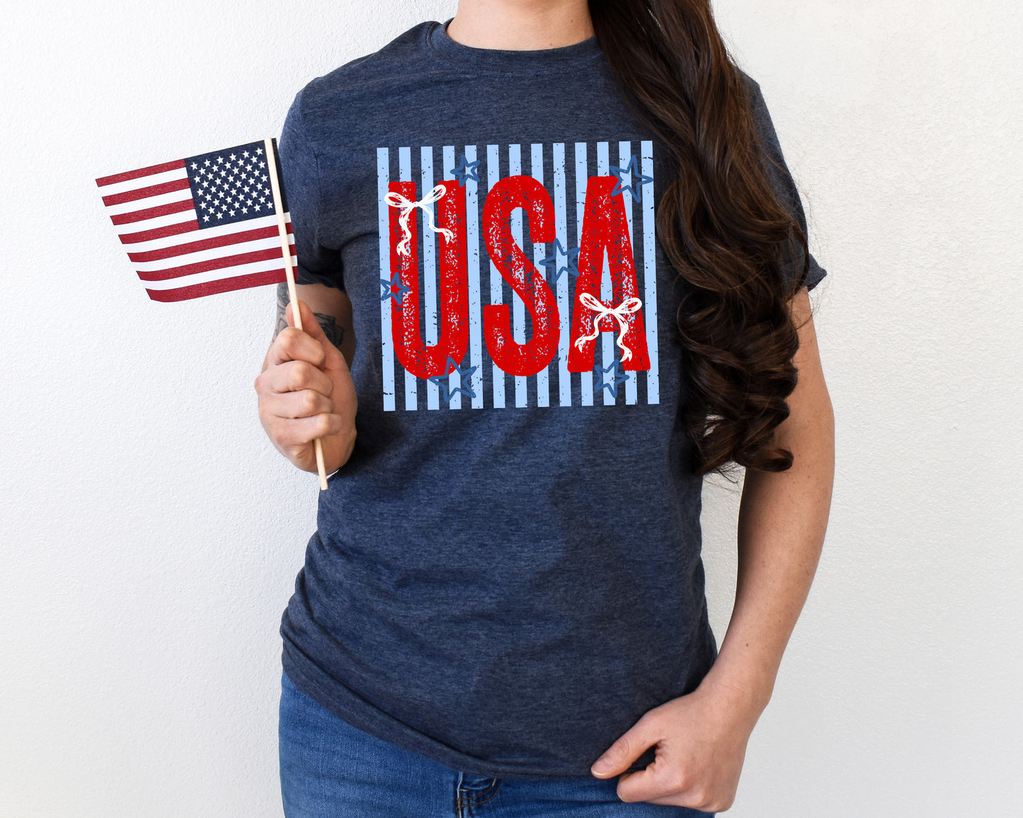 USA Shirt Red Lettering