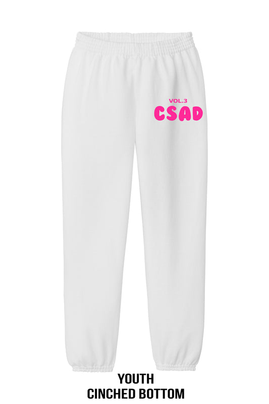 Center Stage White Sweatpants