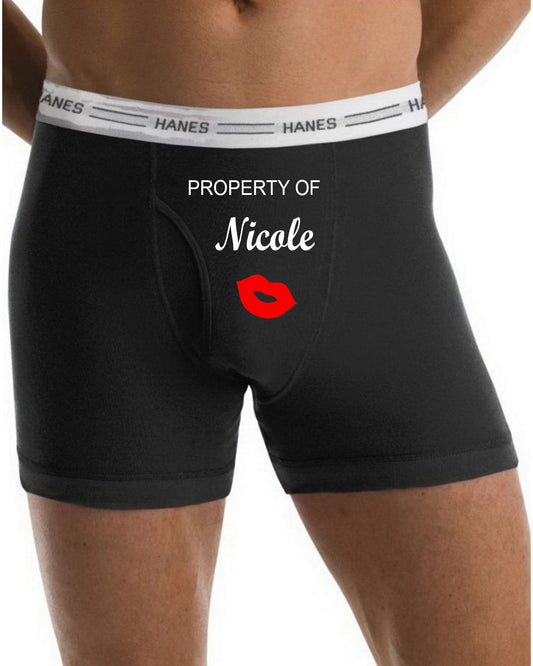 Property of Name Boxer Briefs