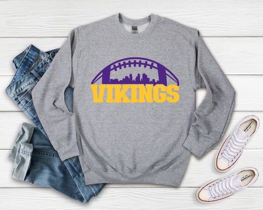 Vikings Skyline Football Shirt